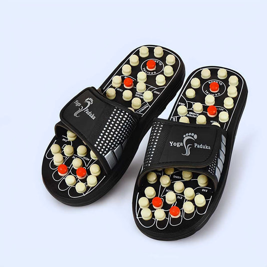 "Acupressure and Magnetic Therapy Foot Slippers for Enhanced Blood Circulation and Relaxation"